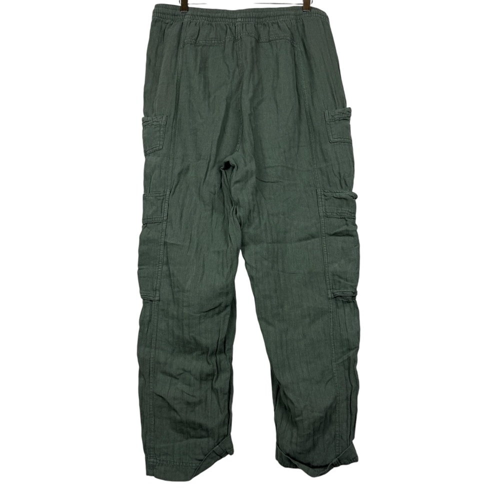 Free People Olive Green Straight Leg Pants - Picture 3 of 6